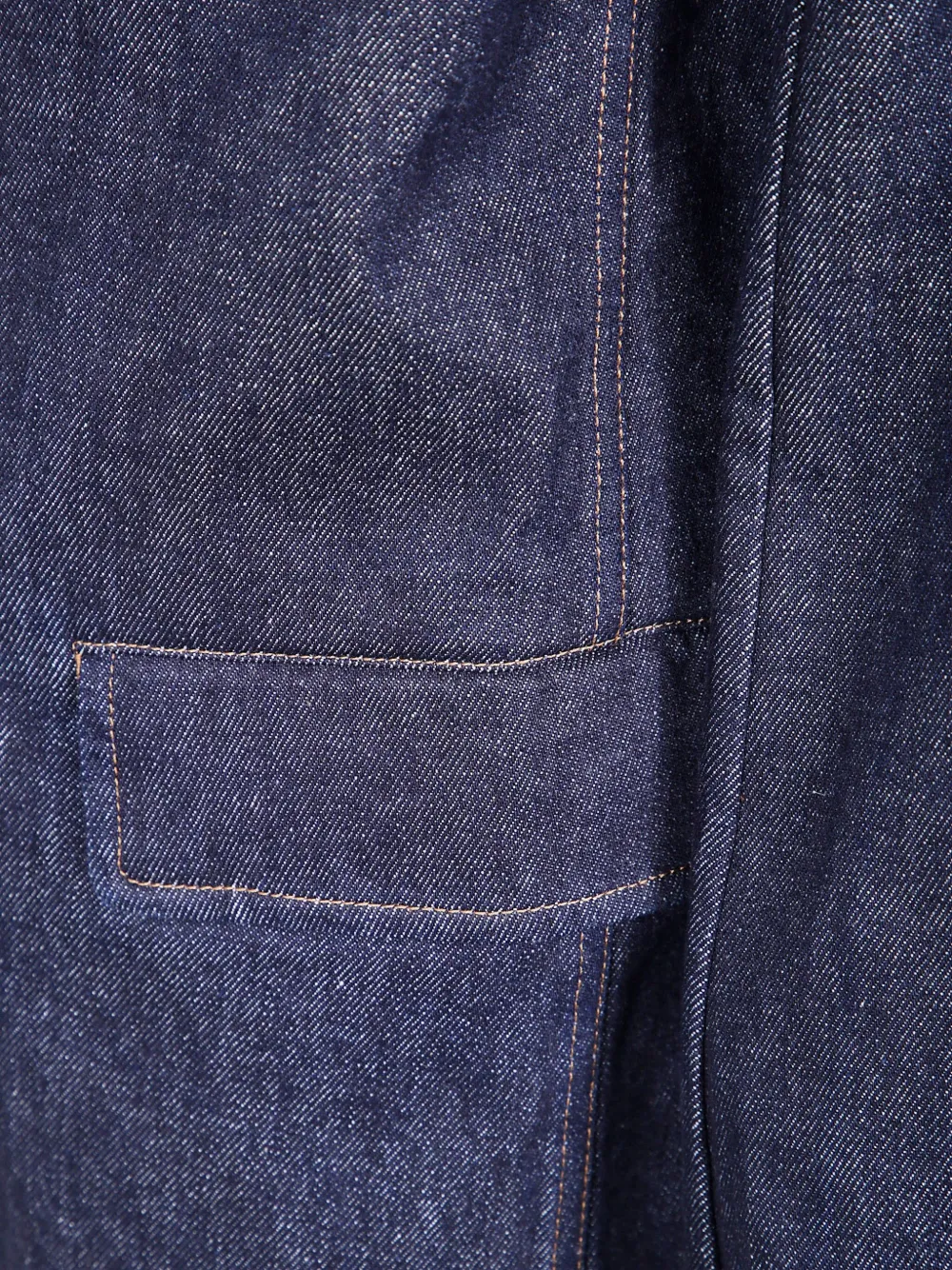 Uma Wang Denim jack met knopen Blauw
