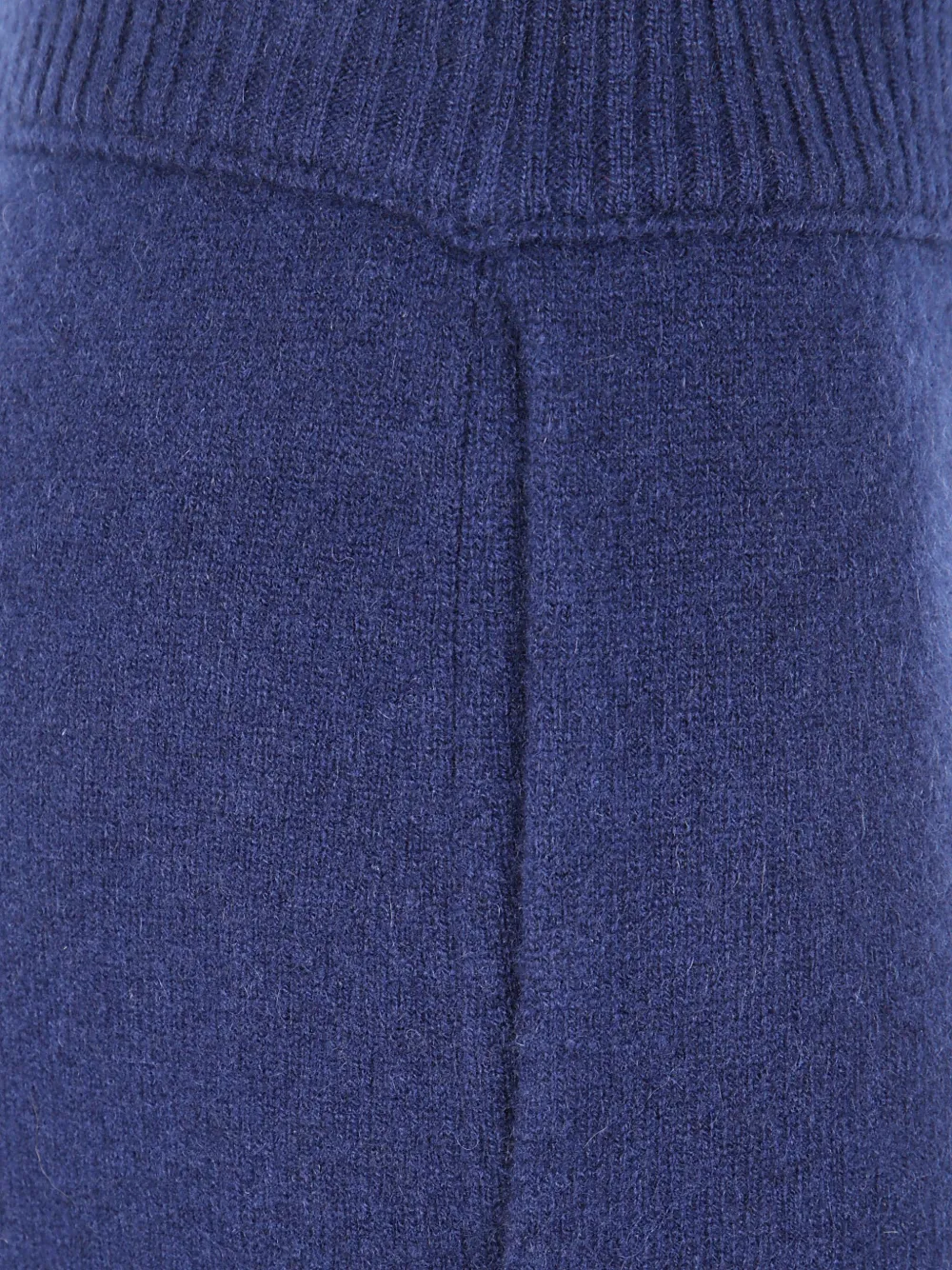 Uma Wang Broek met geribbelde afwerking Blauw