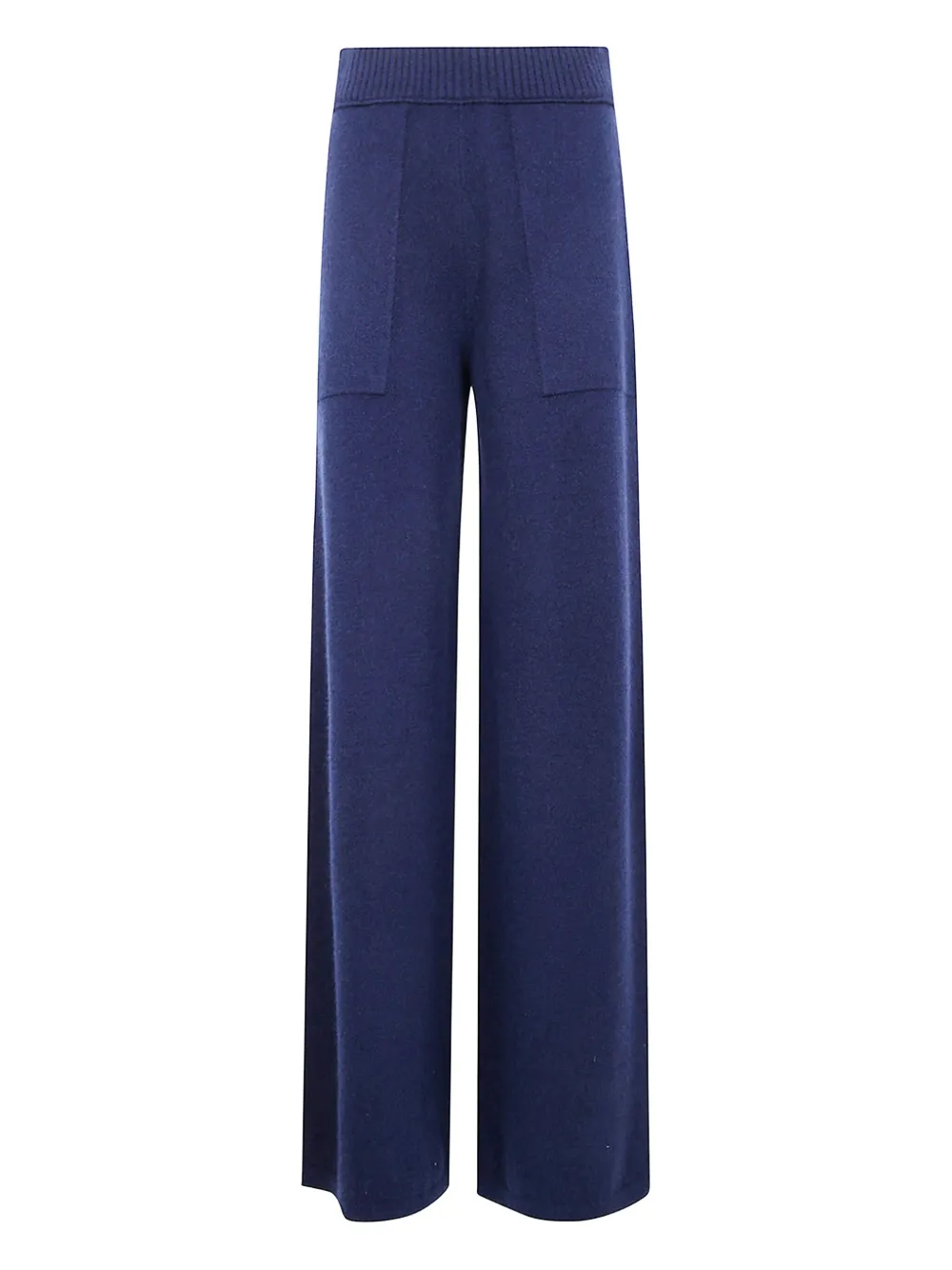 Uma Wang Broek met geribbelde afwerking Blauw