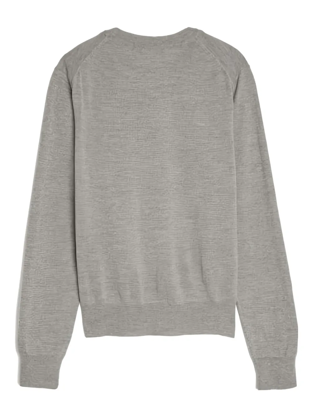 Maison Kitsuné Wollen sweater met Baby Fox-patch Grijs