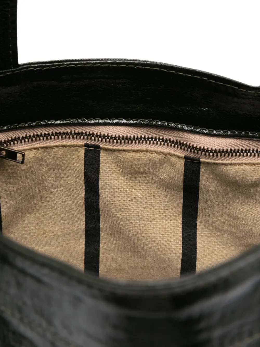 Uma Wang Shopper met logopatroon Groen