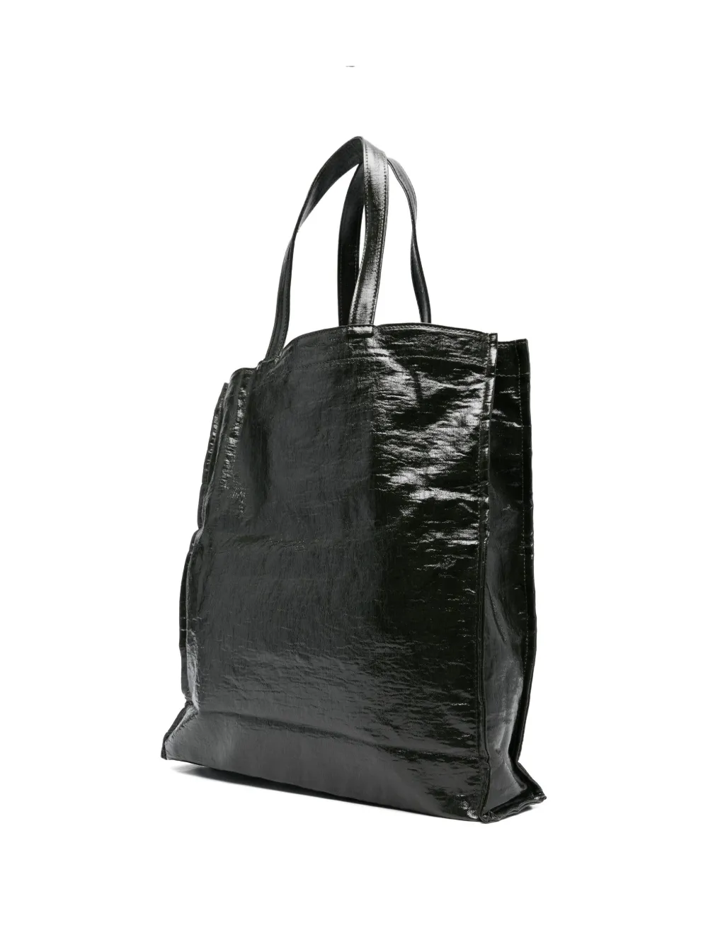 Uma Wang Shopper met logopatroon Groen