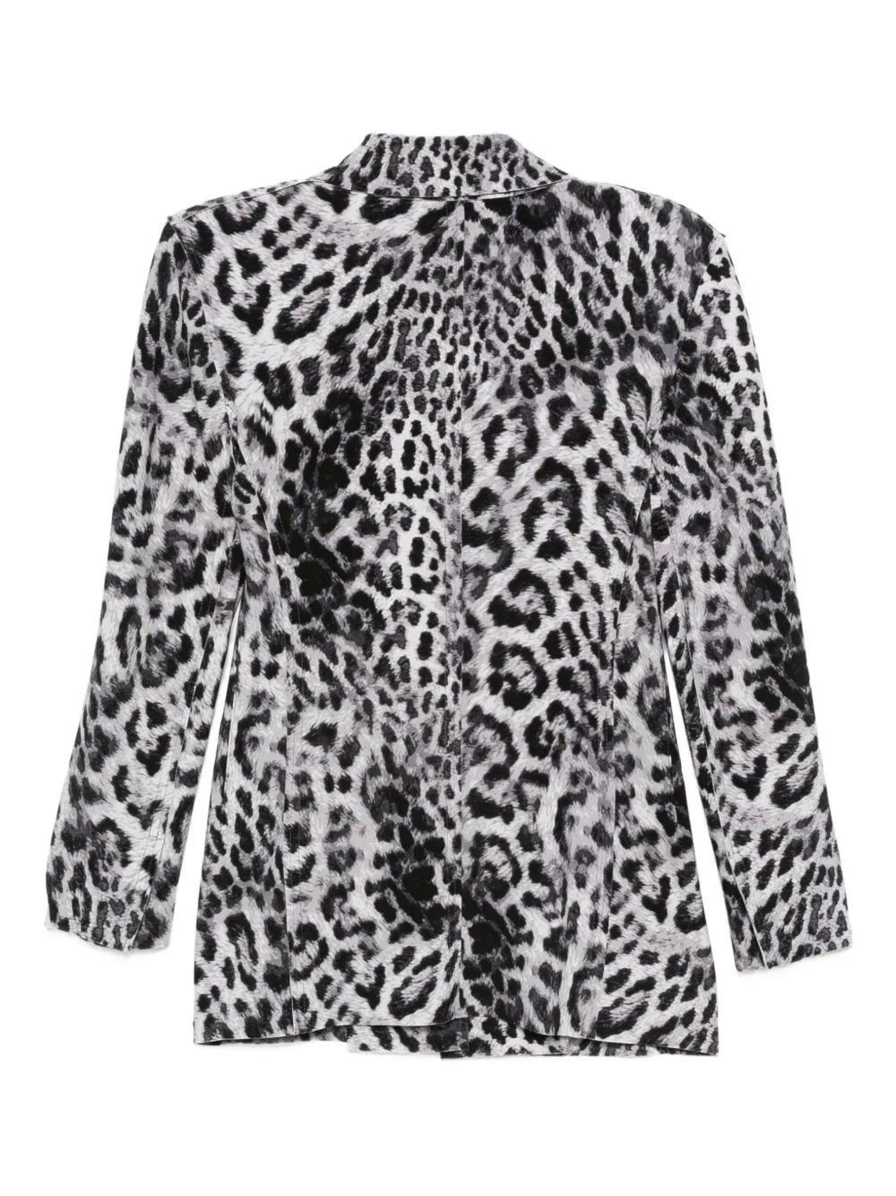 Norma Kamali Leopard-print Blazer In Animal Print