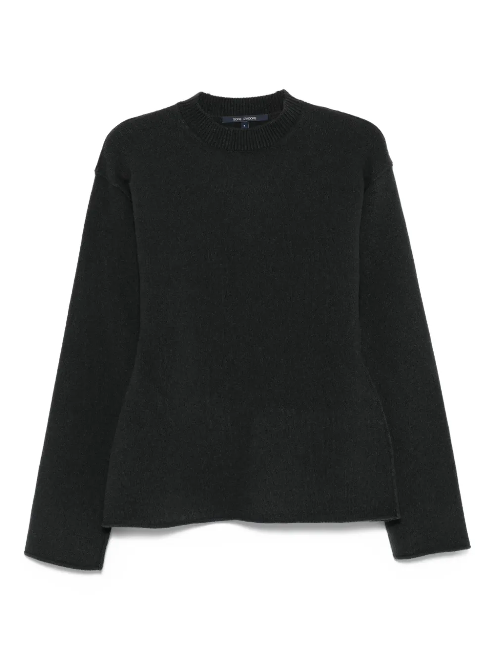 round-neck wool sweater