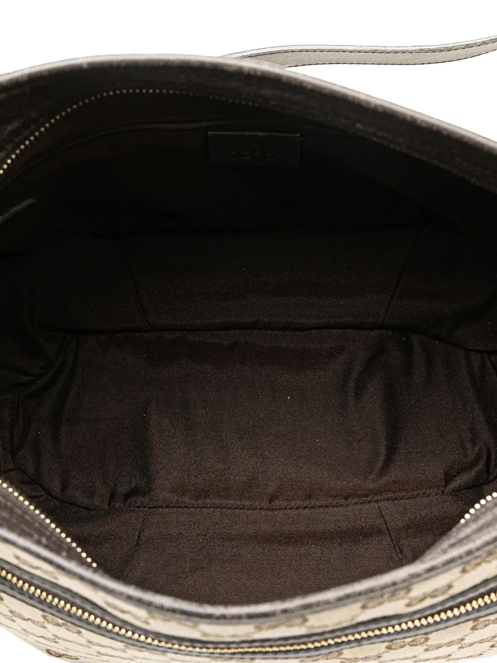 Pre-owned Gucci 2000-2015 Gg Canvas Crossbody Bag In Brown