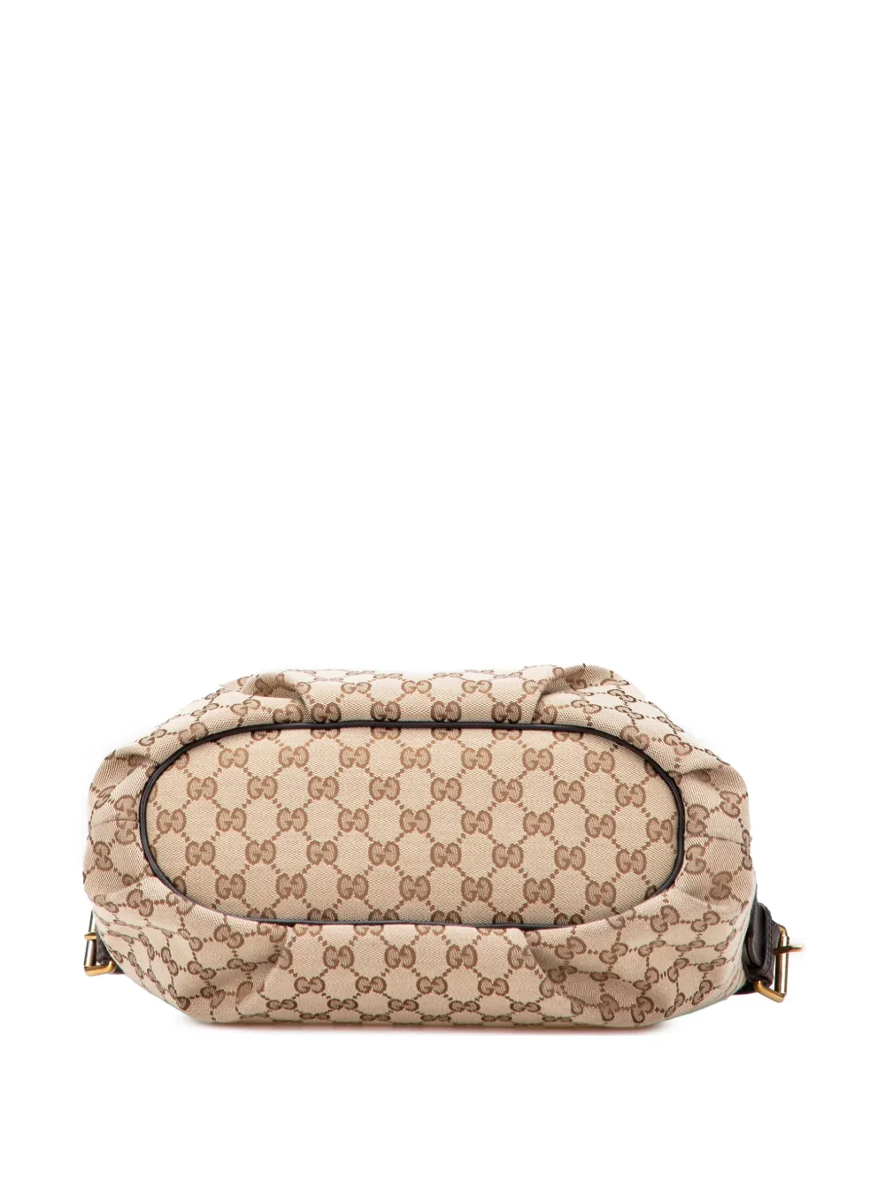 Pre-owned Gucci 2000-2015 Gg Canvas Crossbody Bag In Brown