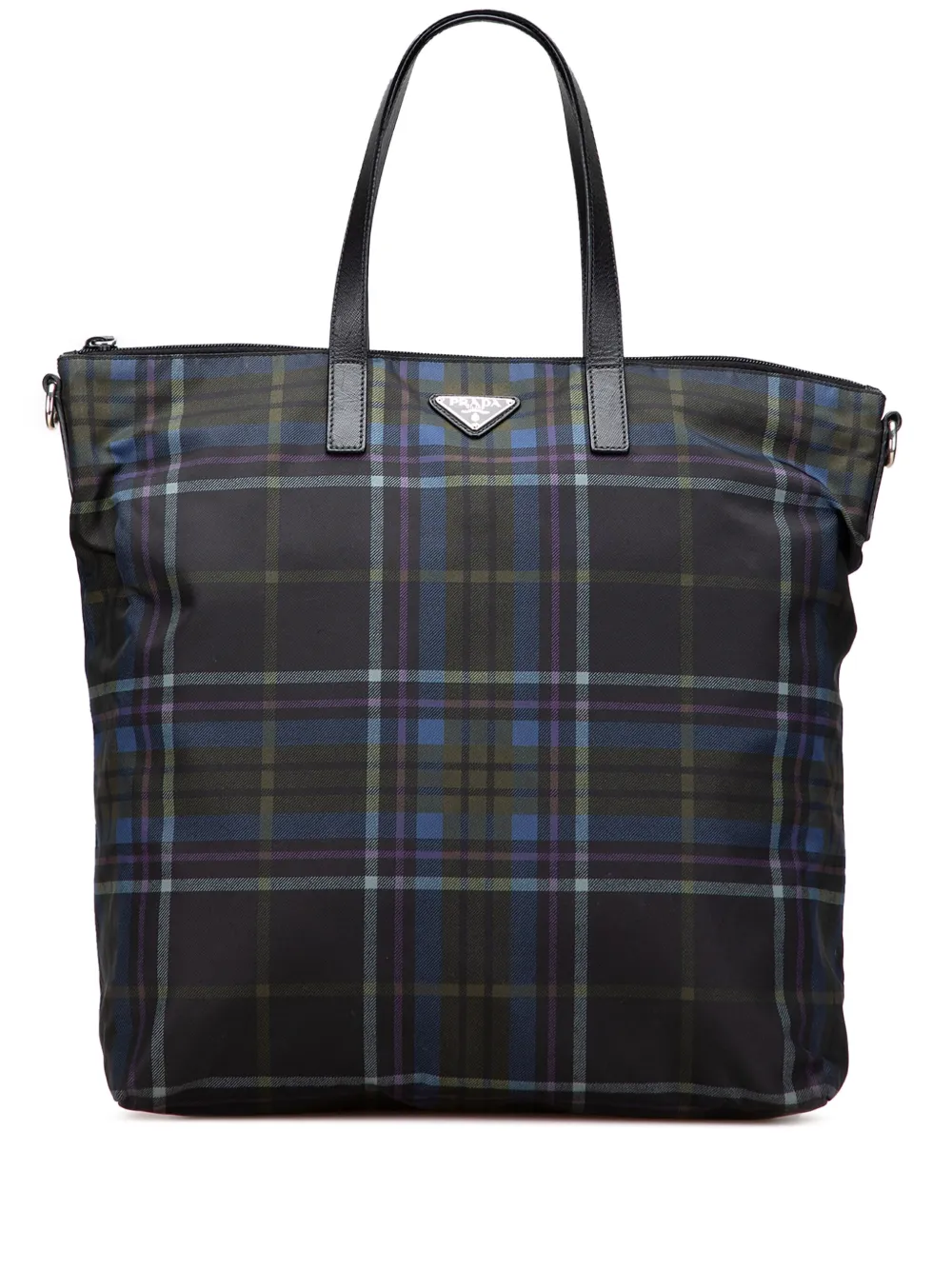Prada Pre-Owned 2013-2025 Tessuto Stampato satchel | Black | Image 1