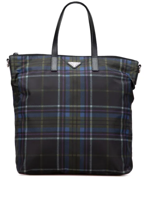 Prada Pre-Owned 2013-2025 Tessuto Stampato satchel