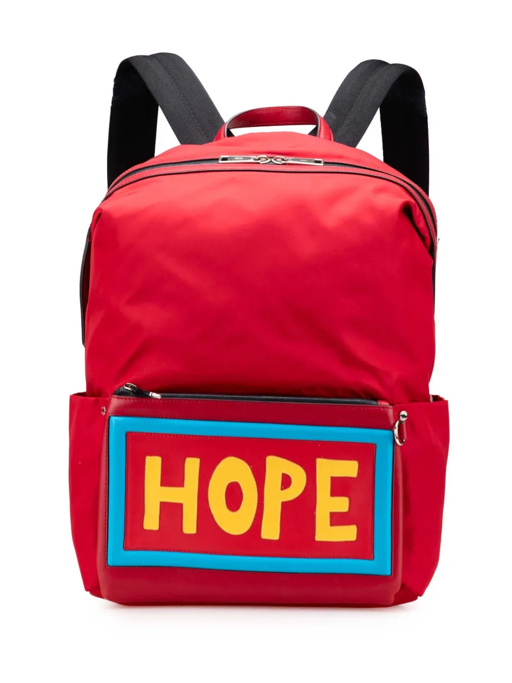 Fendi Pre-Owned 2010-2025 Nylon Vocabulary Hope backpack - レッド Fendi Pre-Owned 2010-2025 Nylon Vocabulary Hope backpack - レッド