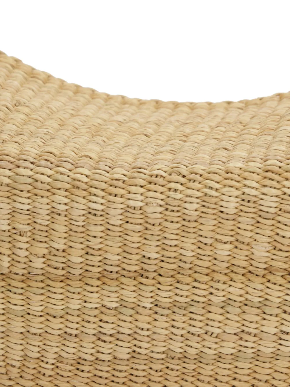 Inès Bressand Curved Grass-leather Shoulder Bag In Neutral
