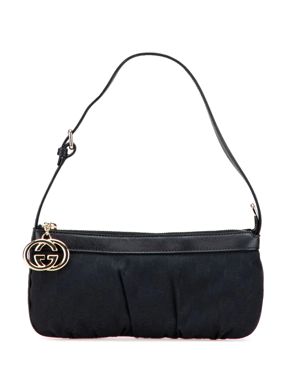 Gucci Pre-Owned 2000-2015 GG Canvas Interlocking G shoulder bag | ブラック | Image 1