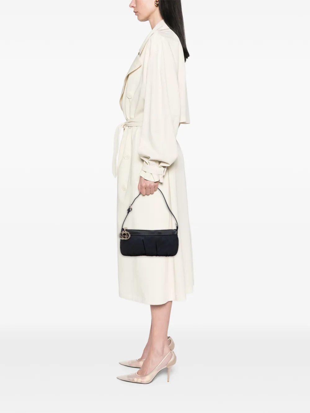 Gucci Pre-Owned 2000-2015 GG Canvas Interlocking G shoulder bag | プレオウンド | Image 2