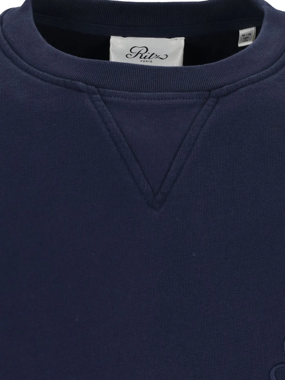 FRAME x Ritz Paris sweater met borduurwerk Blauw