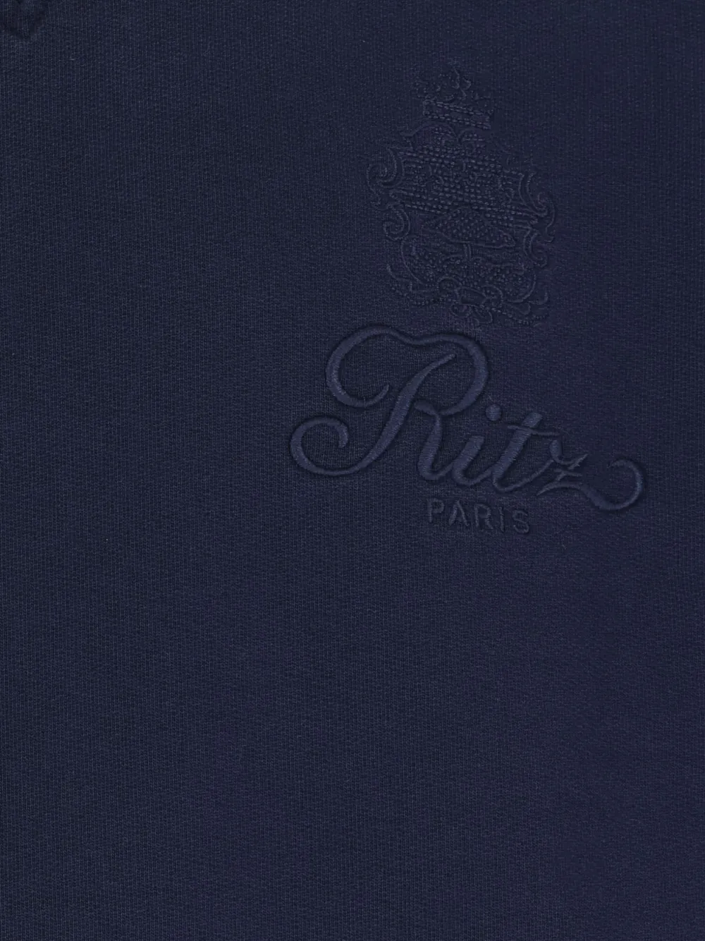 FRAME x Ritz Paris sweater met borduurwerk Blauw
