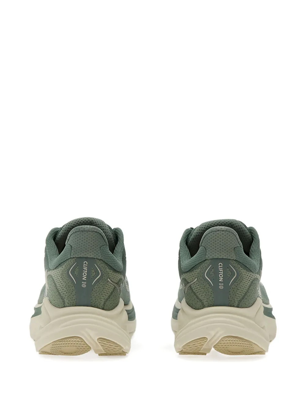 HOKA Clifton 10 logo-print sneakers Green