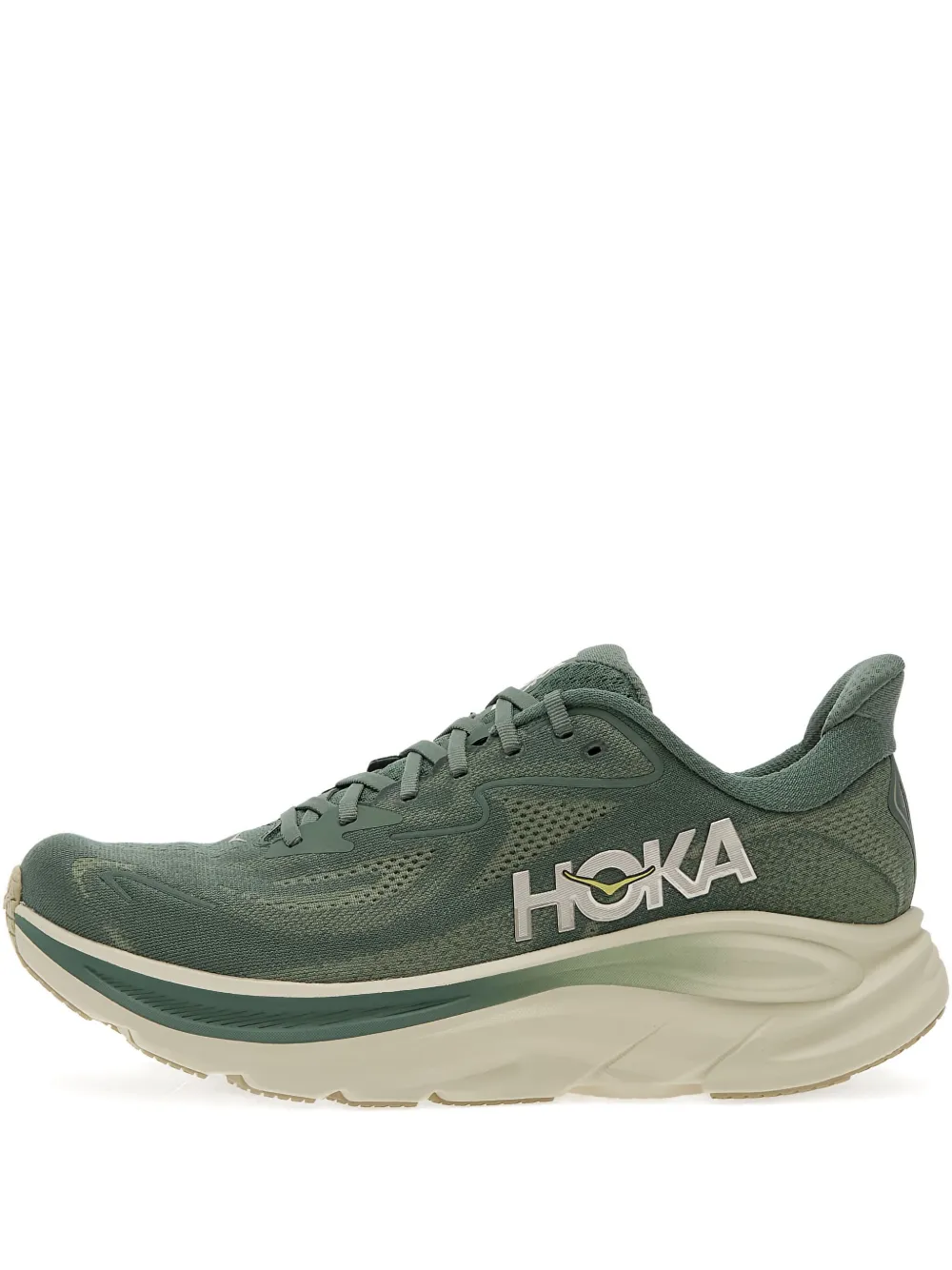 HOKA Clifton 10 logo-print sneakers - グリーン HOKA Clifton 10 logo-print sneakers - グリーン