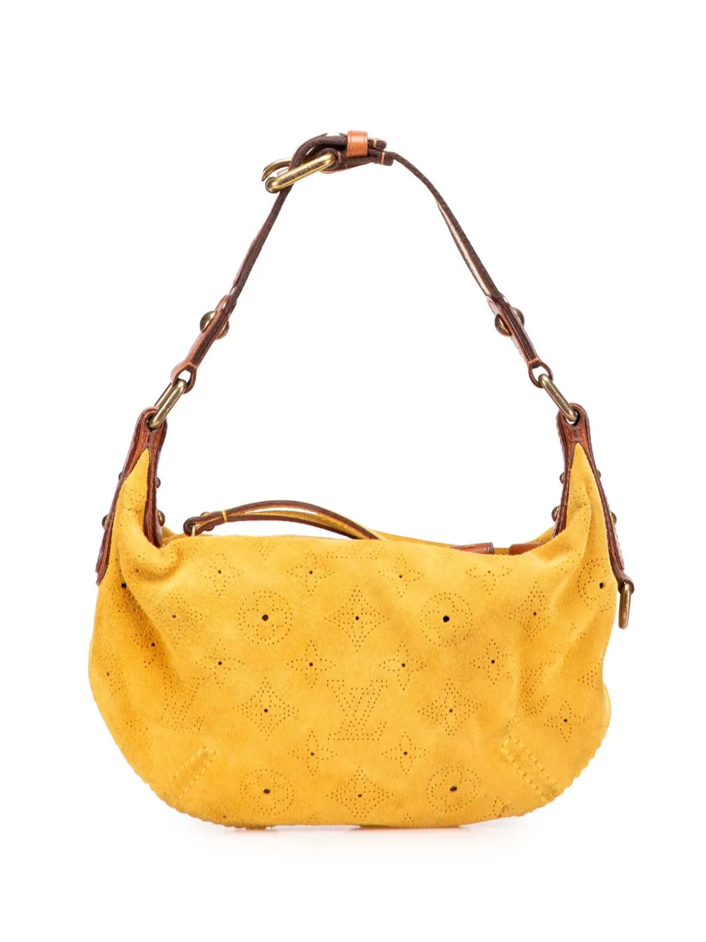 Louis Vuitton Pre-Owned 2005 Monogram Mahina Suede Onatah PM hobo bag Louis Vuitton Pre-Owned 2005 Monogram Mahina Suede Onatah PM hobo bag