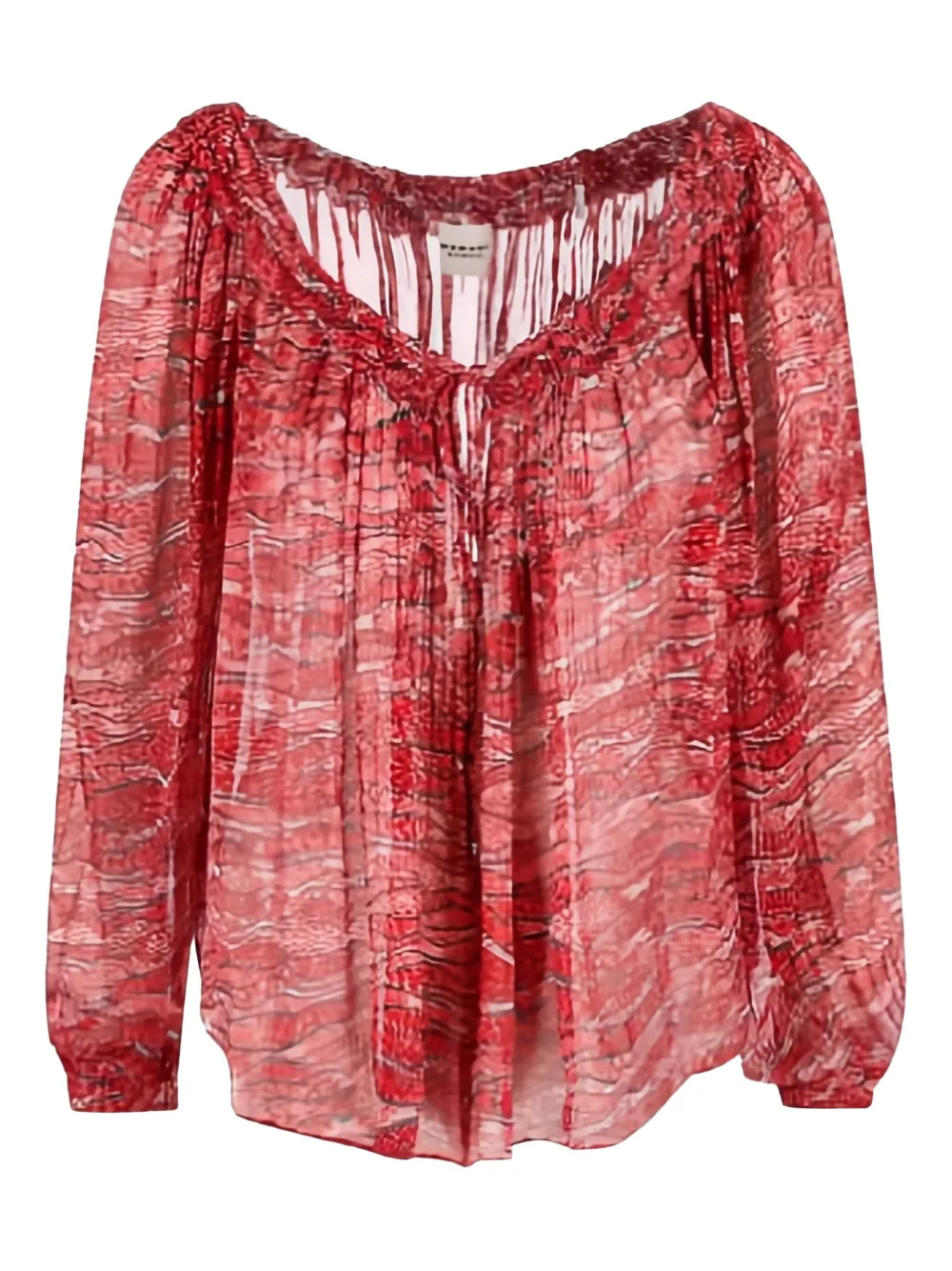 Isabel Marant Soft Viscose Sweater In Red