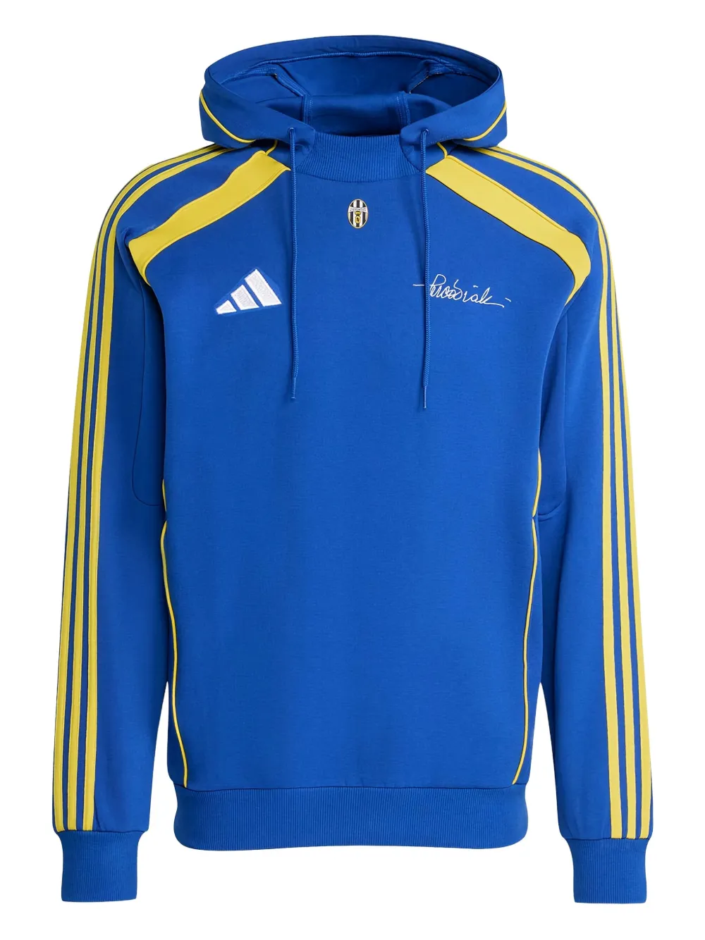 three-stripe hooded sweatshirt