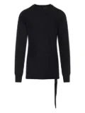 Rick Owens DRKSHDW drape-detail sweatshirt - Black