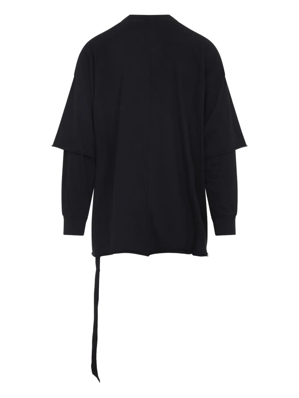 Rick Owens DRKSHDW Gelaagde trui met lange mouwen Zwart