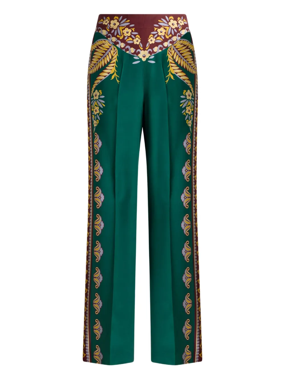 ETRO floral-print trousers | Green | Image 1