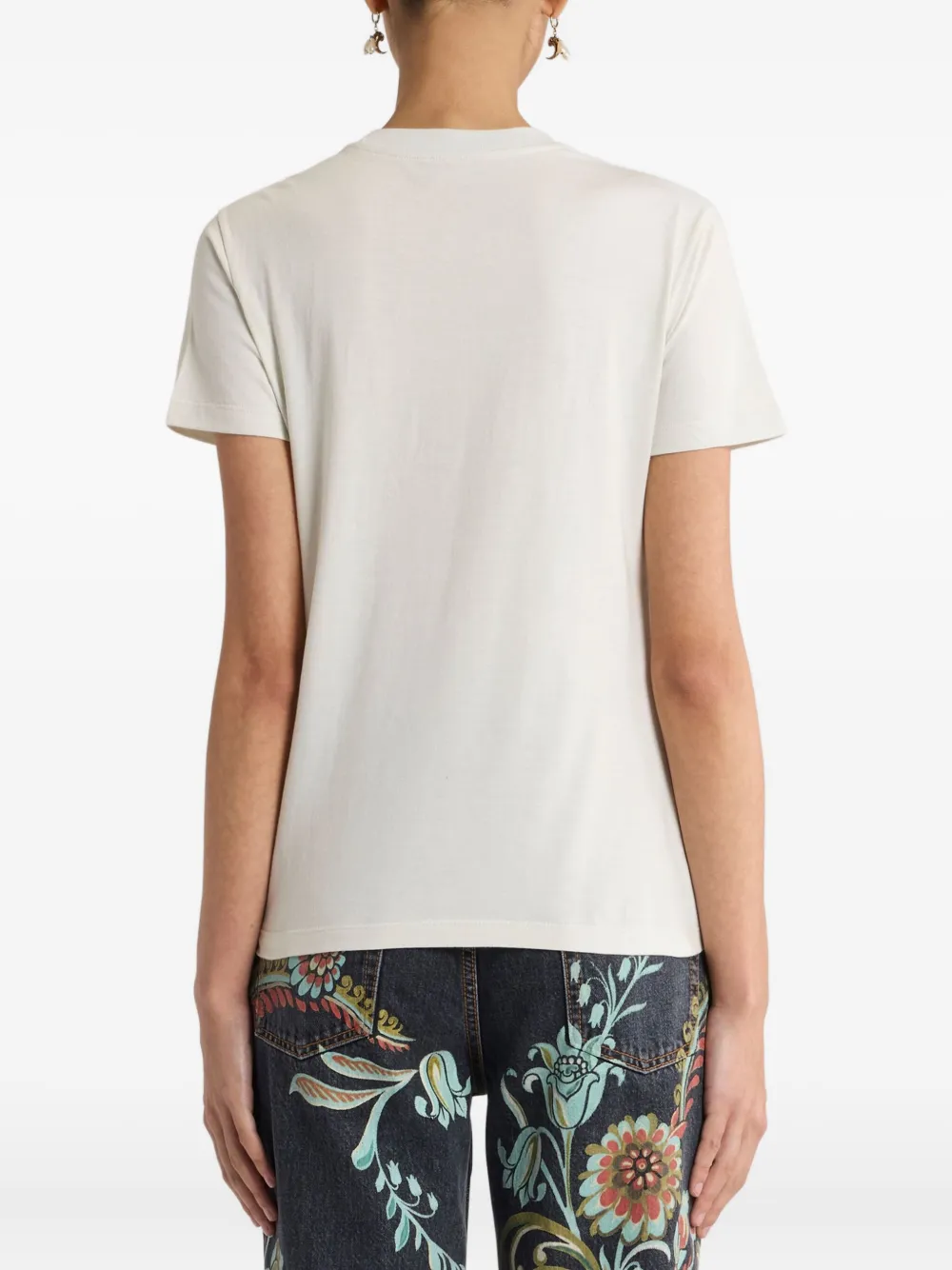 ETRO Blouse met bloemenprint Wit