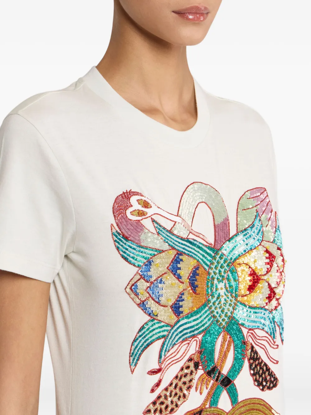 ETRO Blouse met bloemenprint Wit