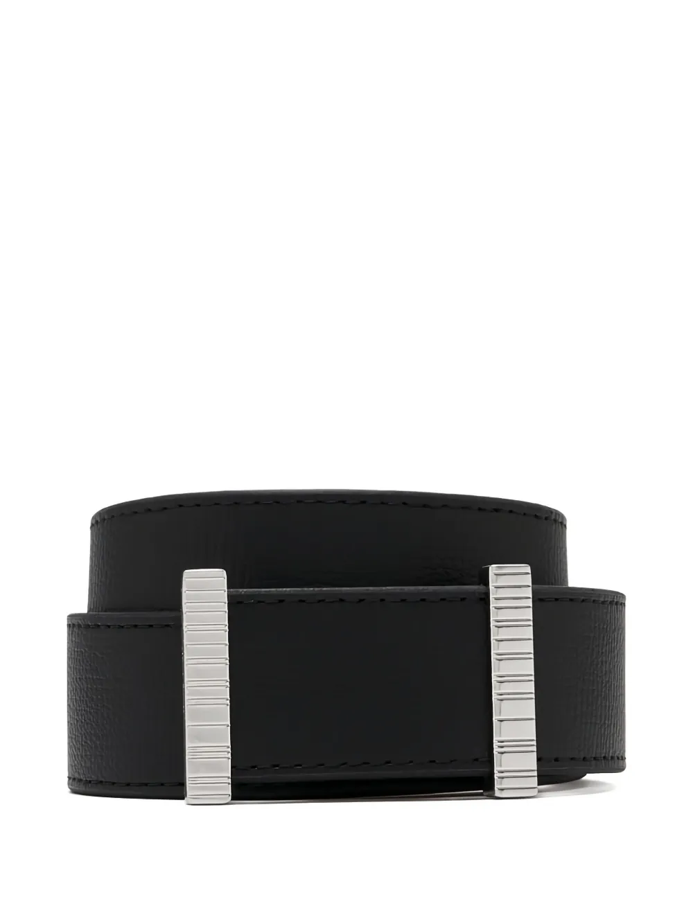 Paul Smith リブバックル レザーベルト - ブラック Paul Smith リブバックル レザーベルト - ブラック