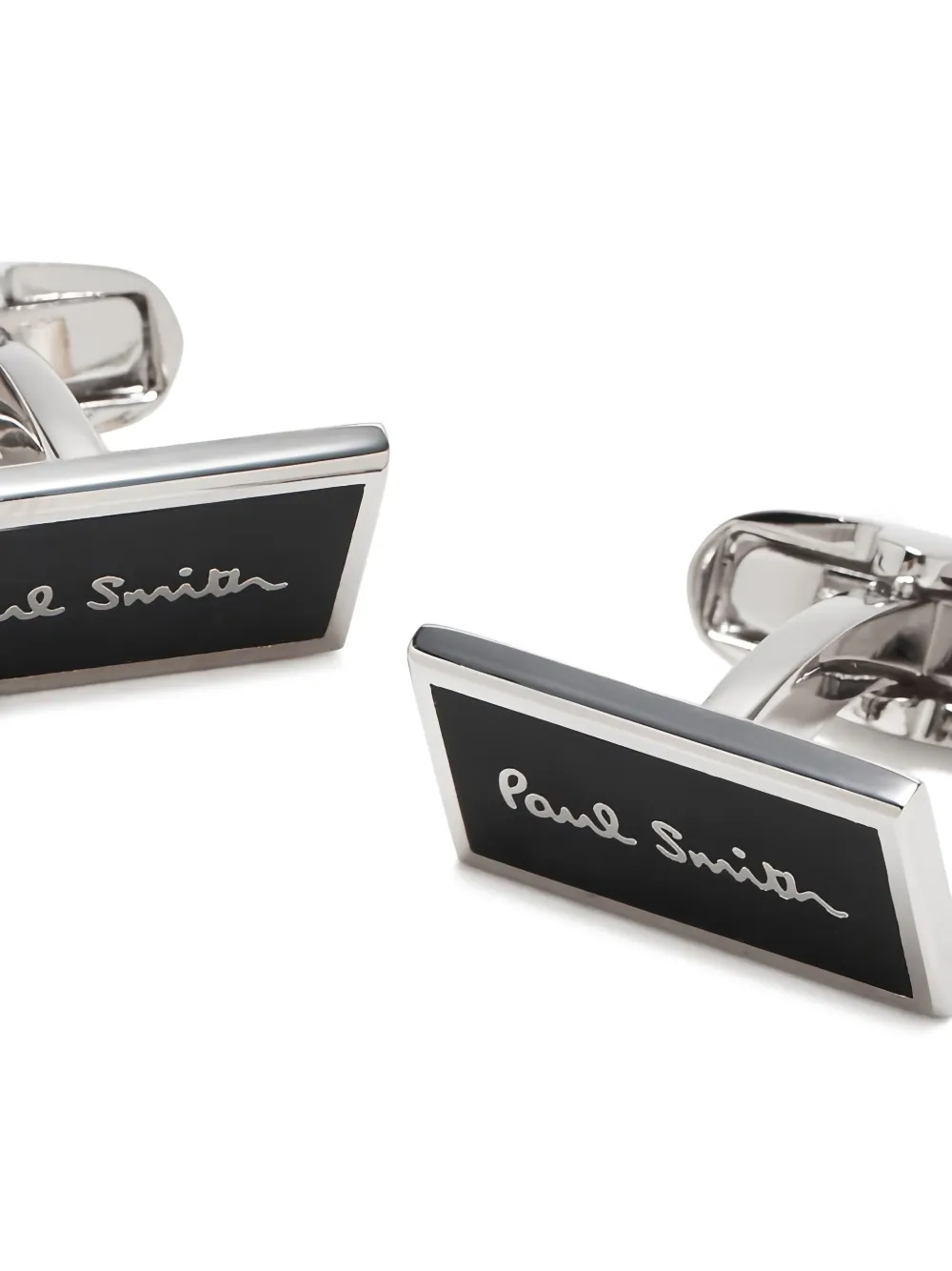 Paul Smith rectangle-frame logo cufflinks | Image 2