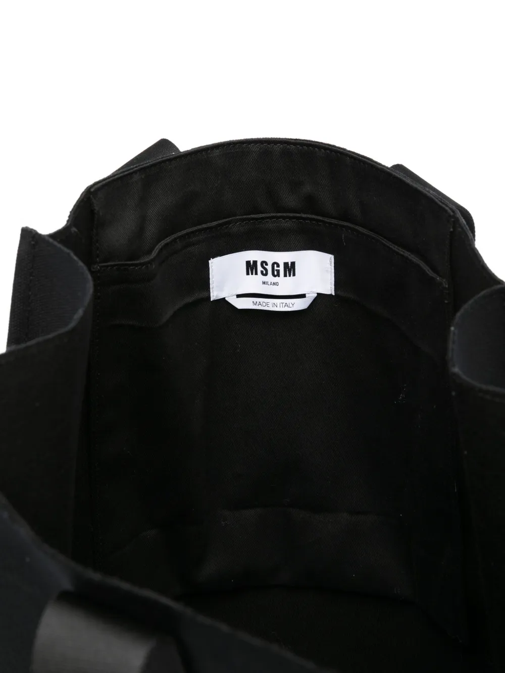 MSGM Schoudertas met print Zwart
