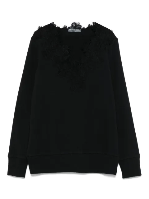 Ermanno Scervino lace-embellished sweater