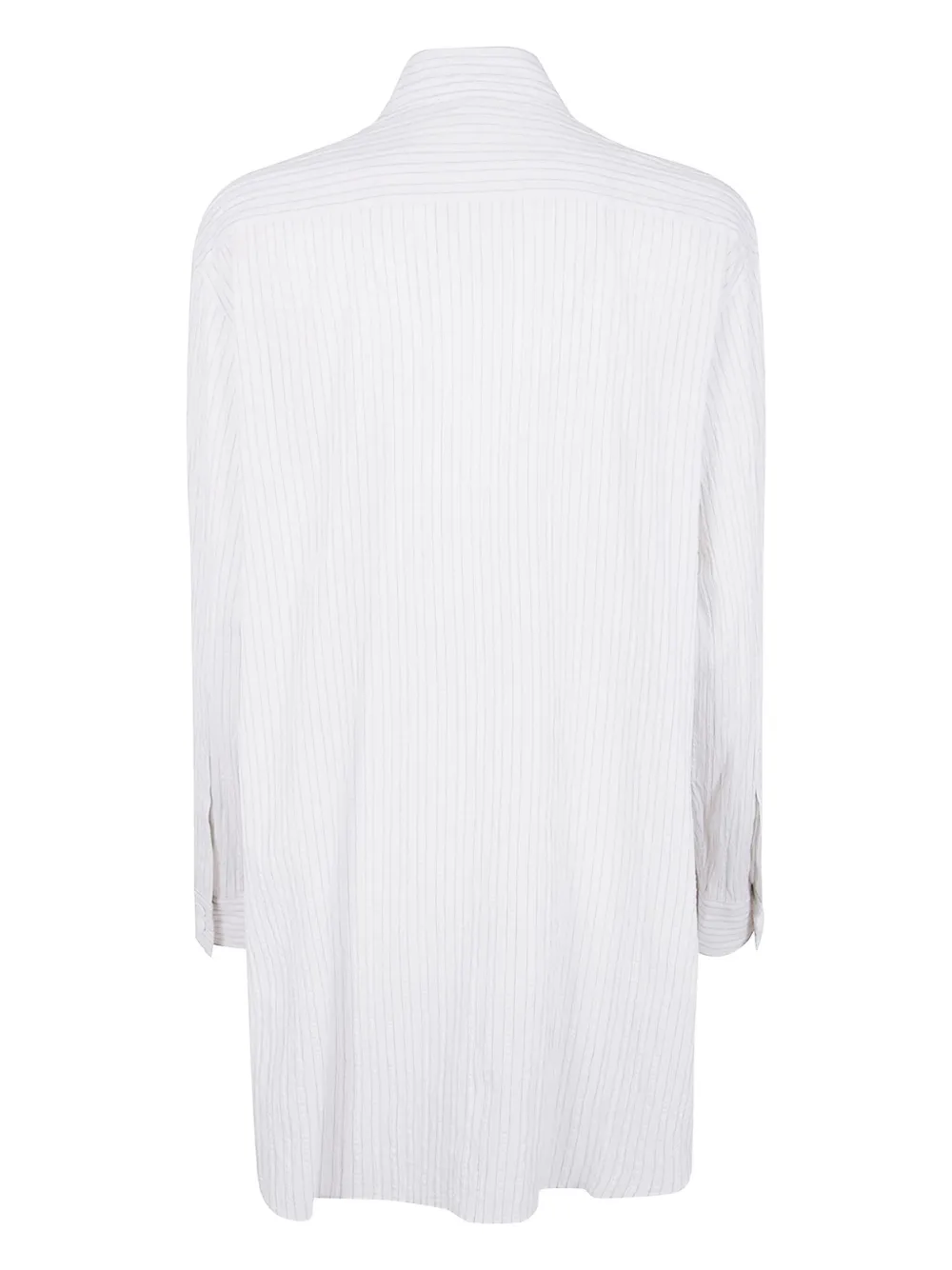 Y's Blouse met krijtstreep en ruches - Beige