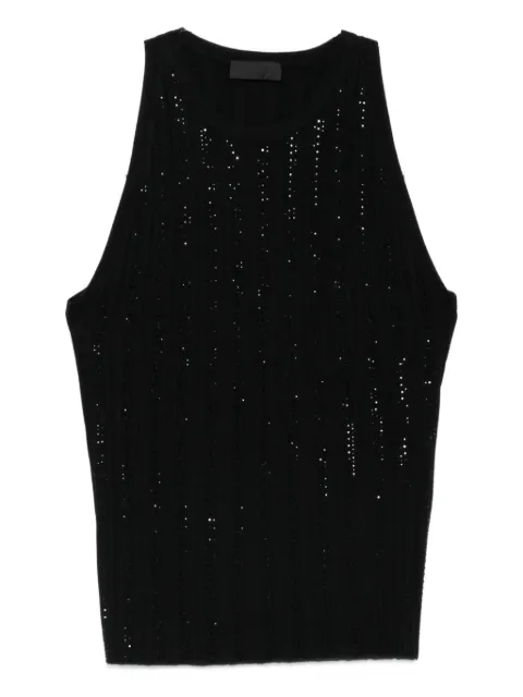 LIU JO top de canalé con detalles