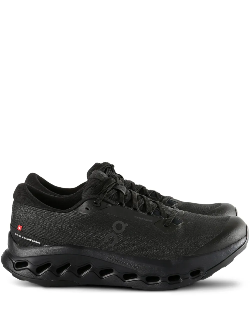 On Running Cloudsurfer Trail 2 waterproof sneakers Black