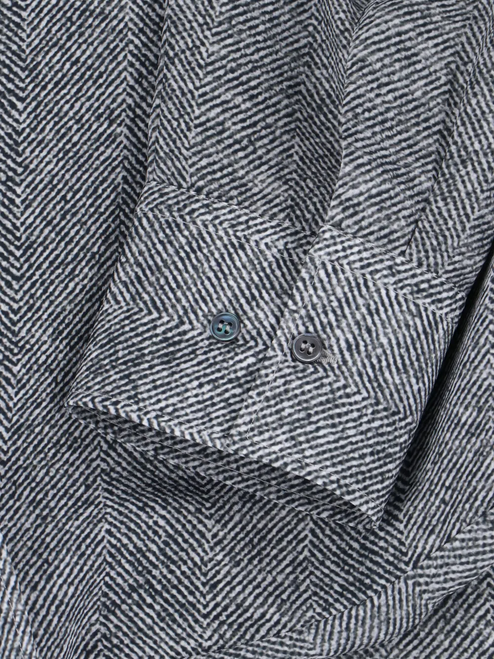 Ermanno Scervino Blouse met visgraatpatroon en knoopsluiting Zwart