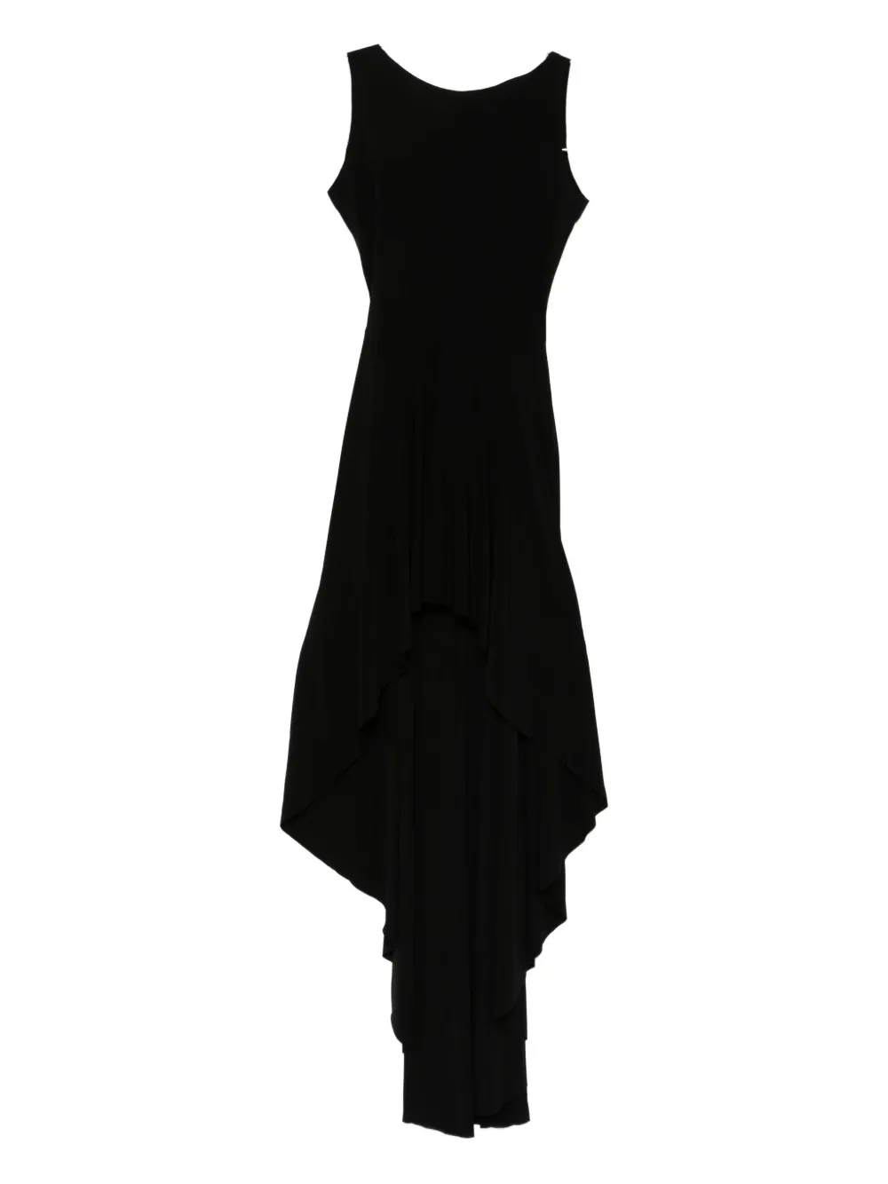 asymmetric pleated mini dress