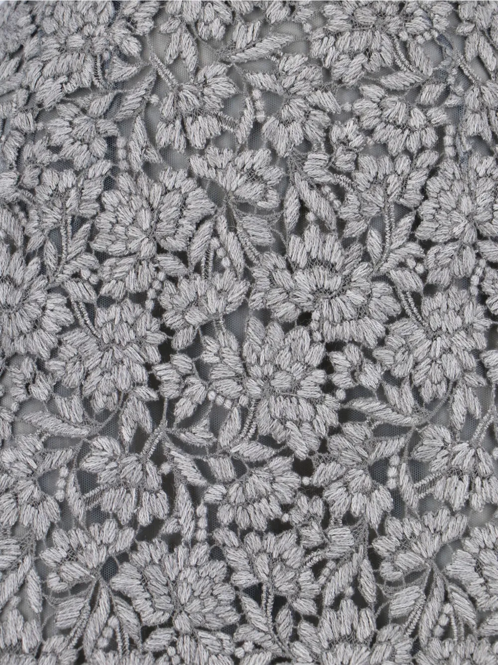 Ermanno Scervino Floral-lace Midi Skirt In Gray
