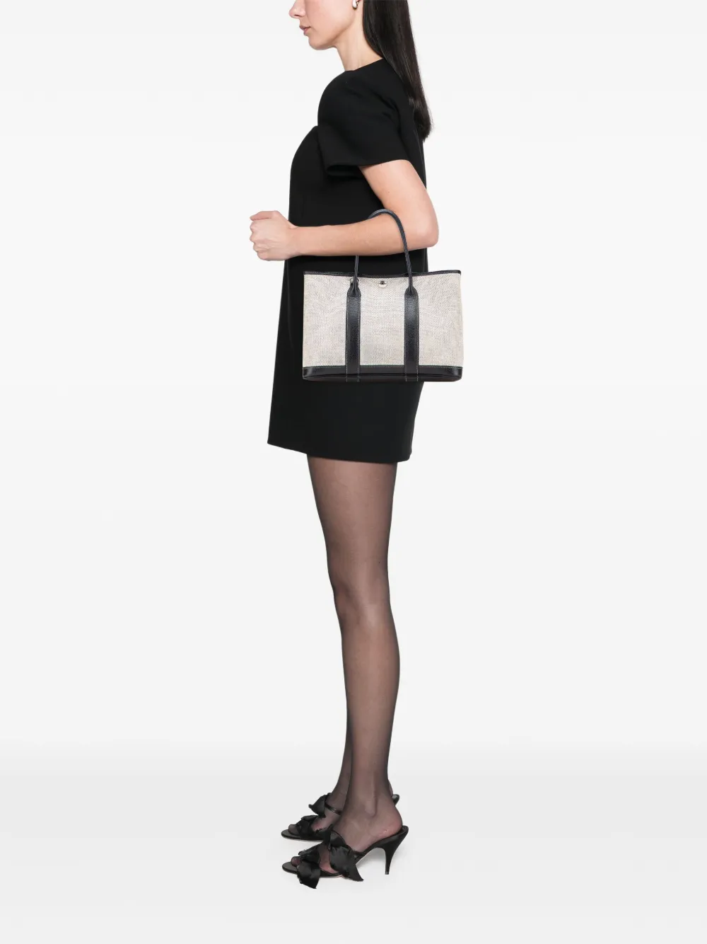 Hermès Pre-Owned 2004 Toile and Negonda Garden Party 30 satchel | Pre-Owned | Image 2
