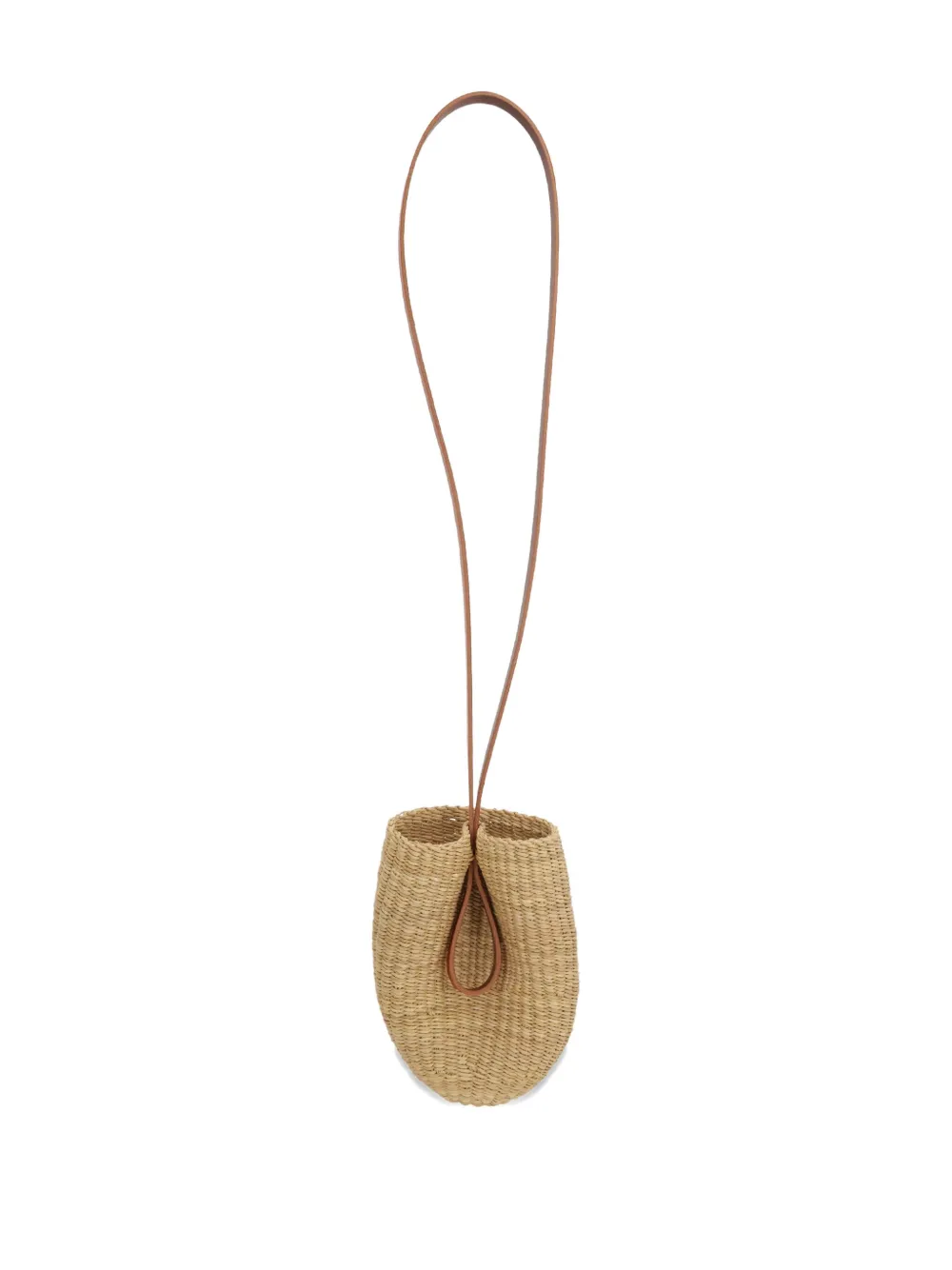 Inès Bressand open-top bucket bag Beige