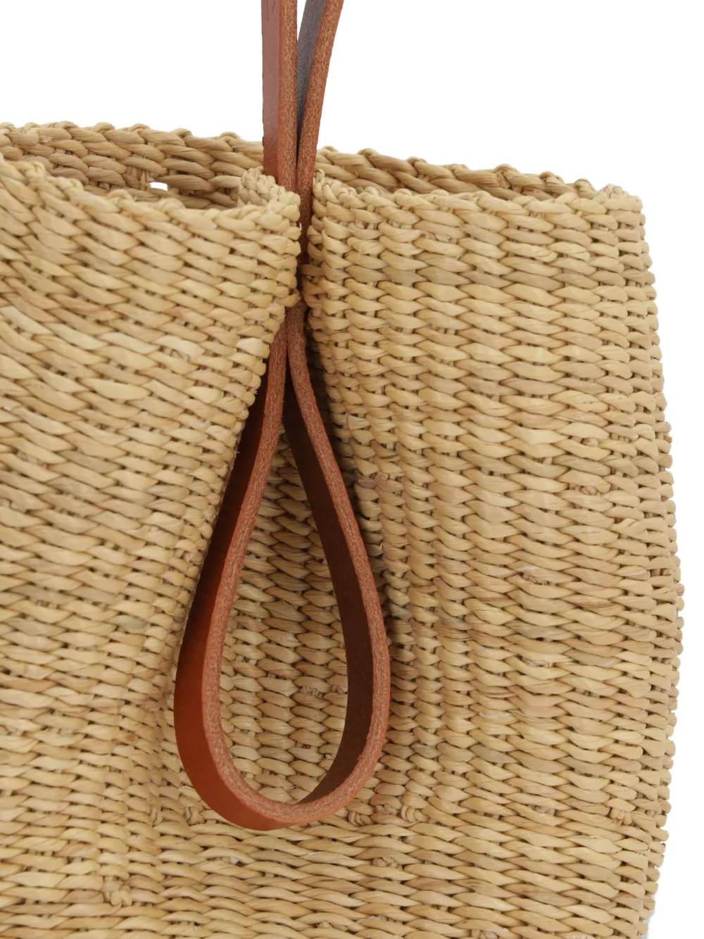 Inès Bressand open-top bucket bag Beige