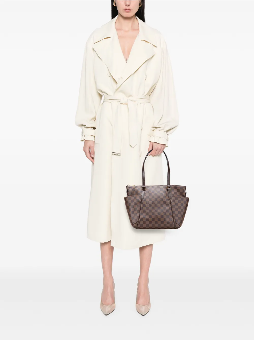 Louis Vuitton Pre-Owned 2014 Damier Ebene Totally PM tote bag | Pre-Owned | Image 2