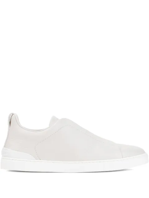 Zegna leather sneakers