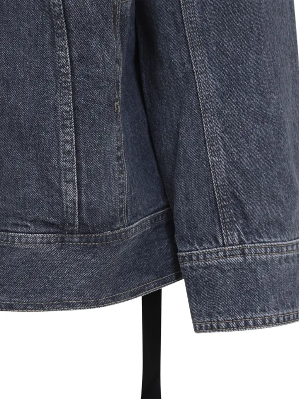 新品　Rick Owens DRKSHDW デニムジャケット Rick Owens DRKSHDW デニムジャケット | ブルー | FARFETCH JP