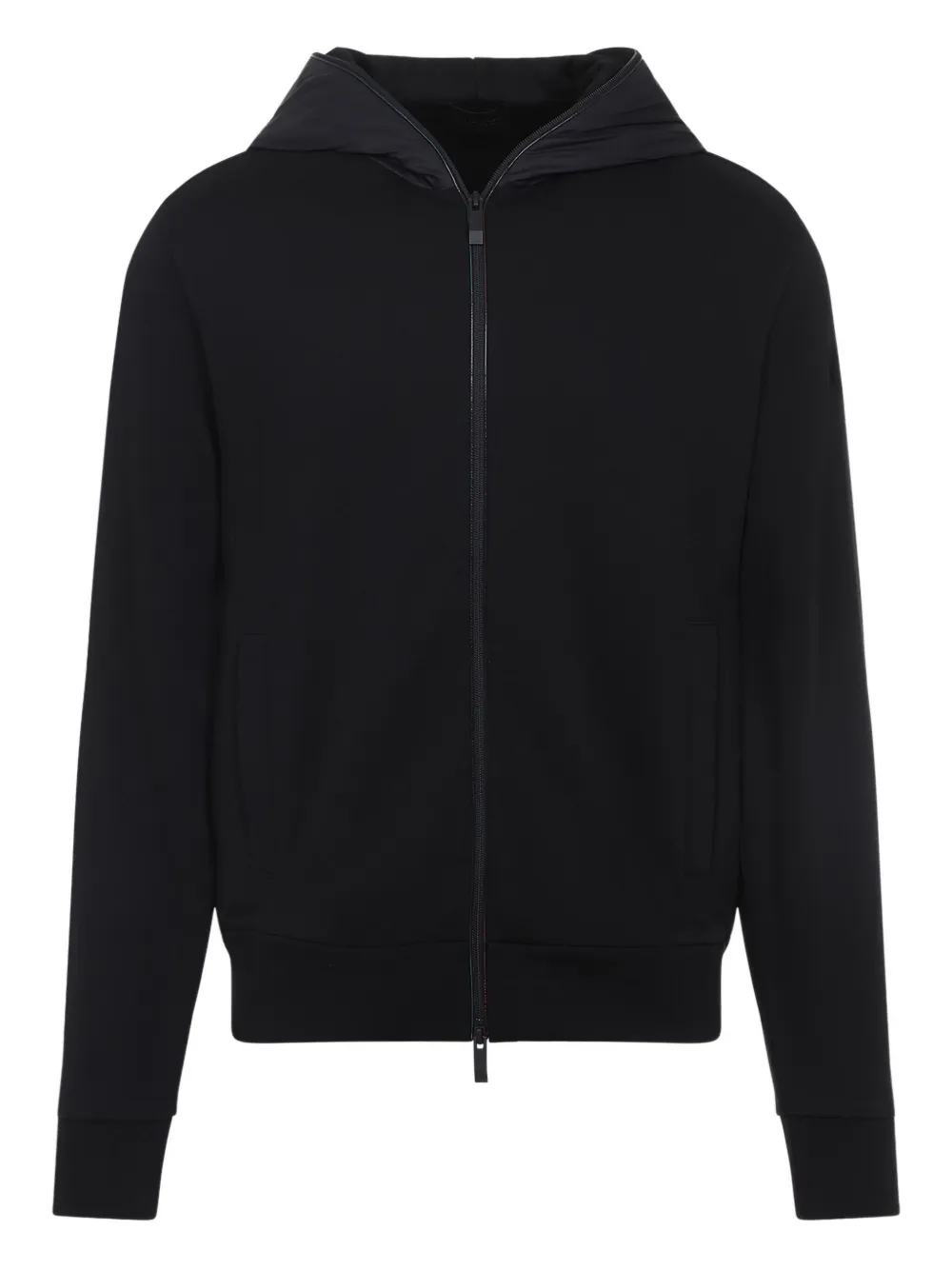 Moncler Jack met capuchon en rits Zwart