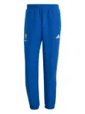 adidas three-stripe panel track pants - Blue