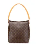 Louis Vuitton Pre-Owned 2001 Monogram Looping GM shoulder bag - Brown