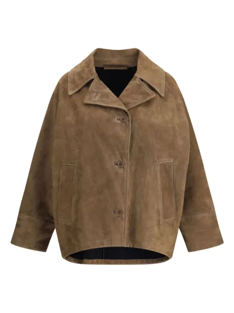 Salvatore Santoro chaqueta de ante con botones