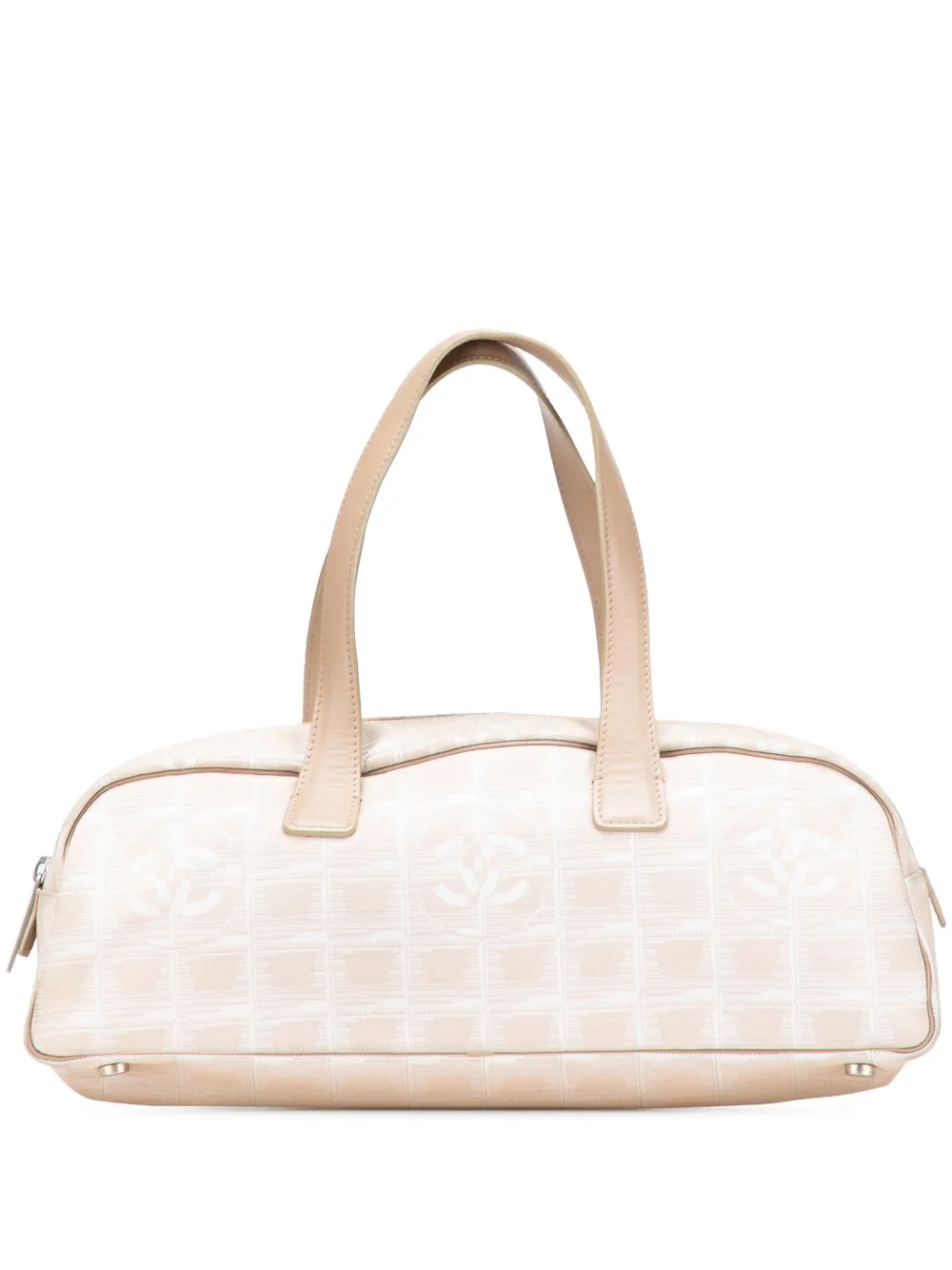 CHANEL Pre-Owned 2002-2003 New Travel Line Nylon handbag - ブラウン CHANEL Pre-Owned 2002-2003 New Travel Line Nylon handbag - ブラウン