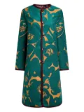 ETRO paisley-jacquard chenille coat - Green